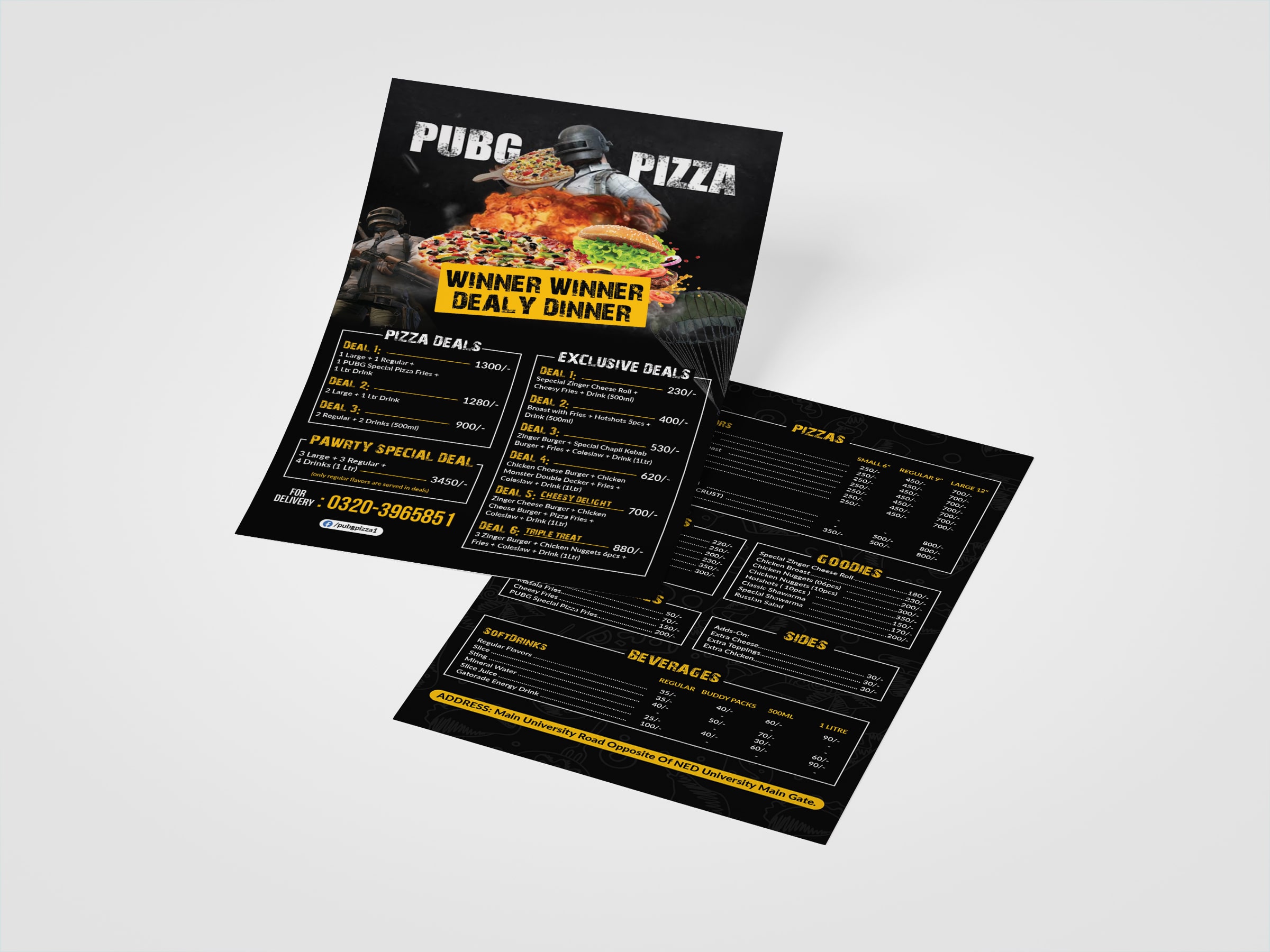 Flyer and Catalog Design Sample for Business Marketing in Doha