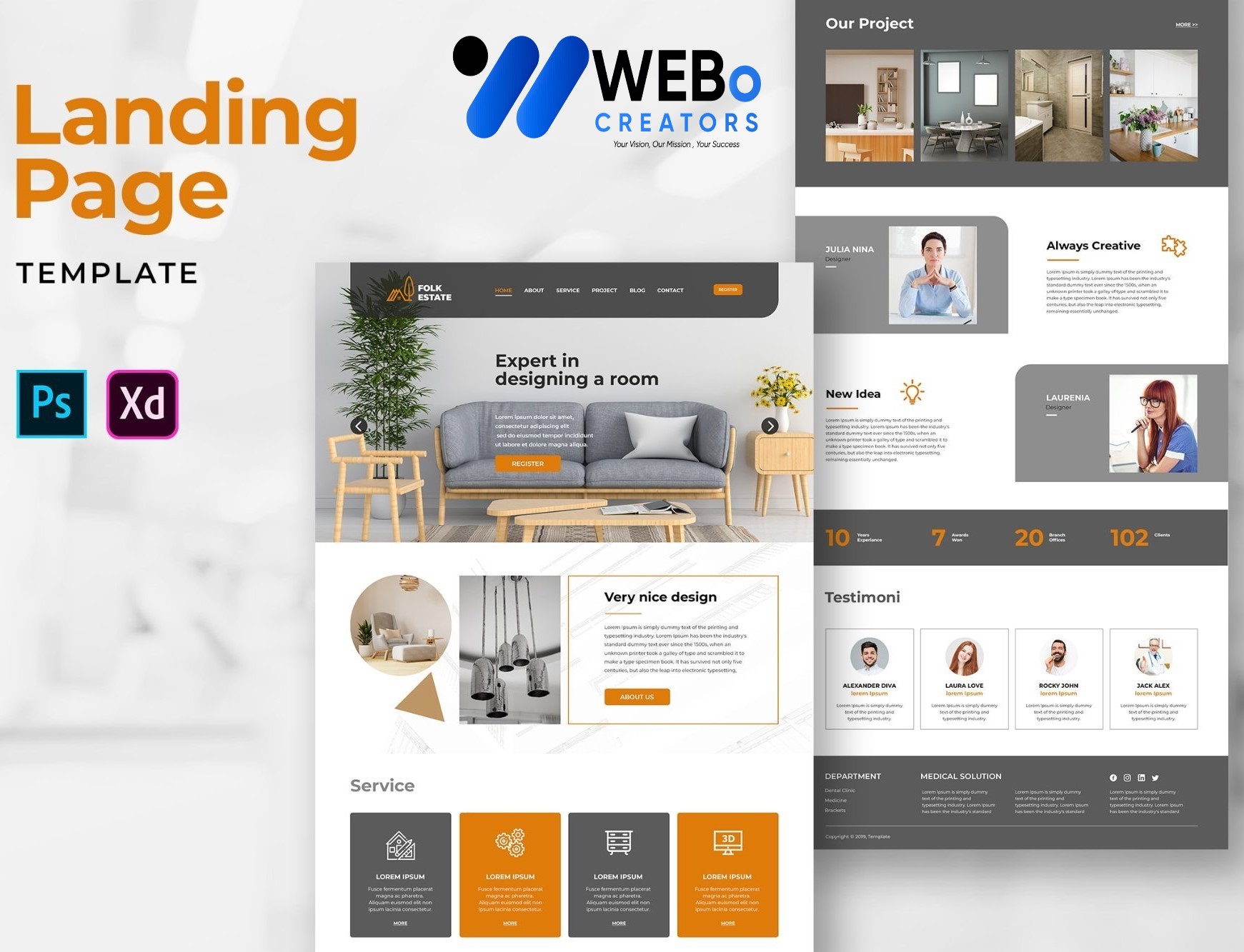 Creative Landing Page Designs, Themes, Graphic Elements for Doha Businesses 2026