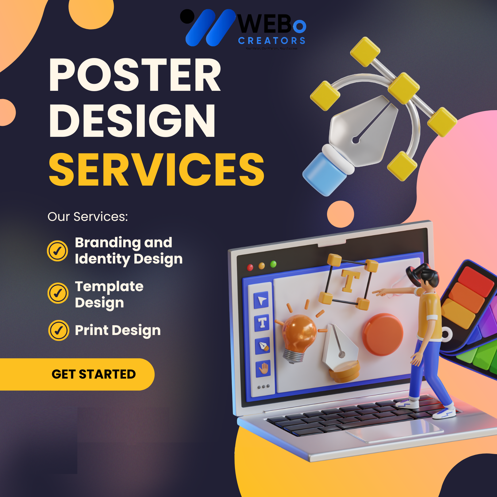Poster Design Service | Get Powerful Advertising Poster in Doha for Business and Events