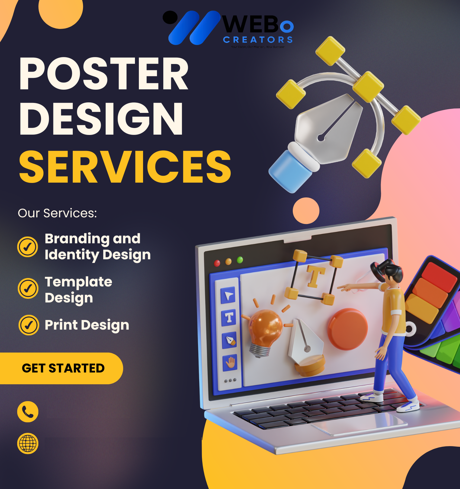 Best Print Design Services in Doha Flyers Brochures Posters
