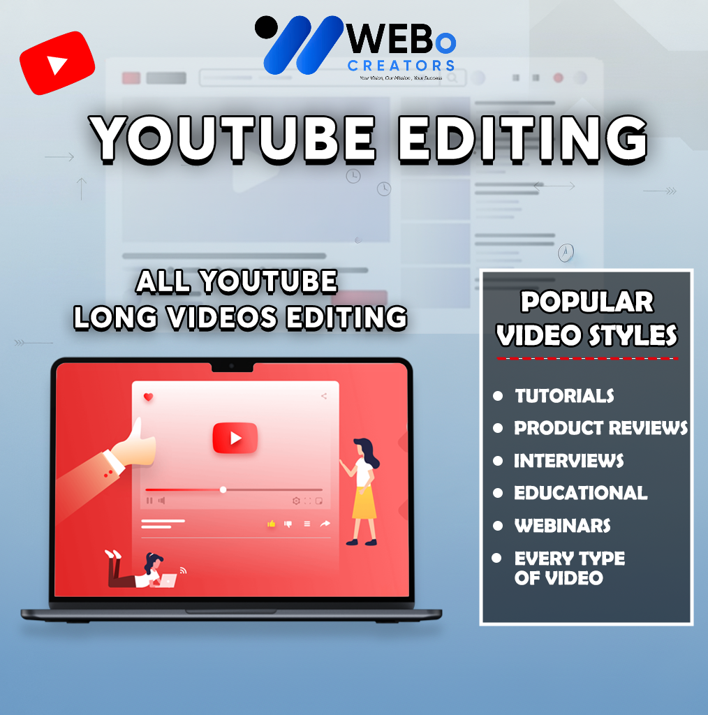 YouTube Video Editing Services at Affordable Cost - Hire Experienced YouTube Video Editors in Doha